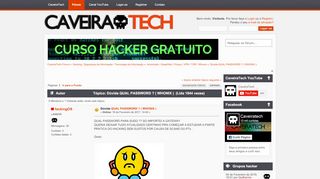 
                            10. Dúvida QUAL PASSWORD ? ( WHONIX ) - Anonimato / DeepWeb / Proxys ...