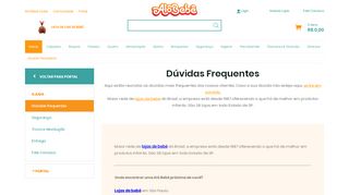 
                            9. Dúvidas Frequentes - Alô bebê