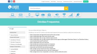 
                            6. Dúvidas Frequentes - Login Informática