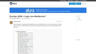 
                            4. Duvidas JSON + Login com WebService? - Java - GUJ