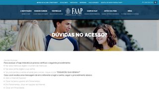 
                            5. Dúvidas no Acesso | Portal FAAP - Fundação Armando Alvares ...