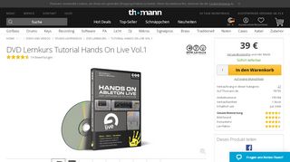 
                            3. DVD Lernkurs Tutorial Hands On Live Vol.1 – Musikhaus Thomann
