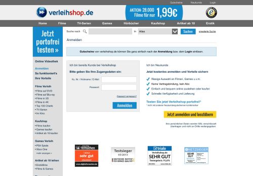 
                            9. DVD-Mieten.de wird Verleihshop.de