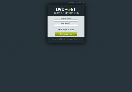 
                            7. DVDPost login