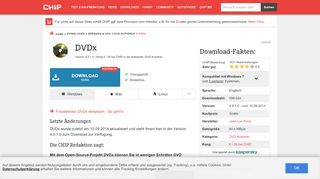 
                            1. DVDx - DVD kopieren Download – kostenlos – CHIP
