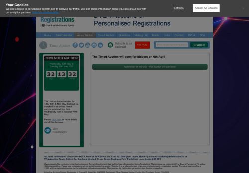 
                            9. DVLA Auctions | Register / Log In