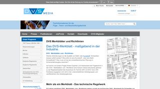 
                            5. DVS Merkblätter und Richtlinien | DVS Media