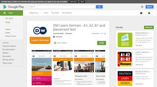 
                            5. DW Learn German - A1, A2, B1 and placement test - Apps on ...