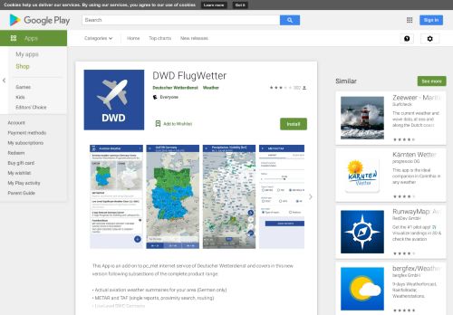 
                            11. DWD Flugwetter – Apps bei Google Play