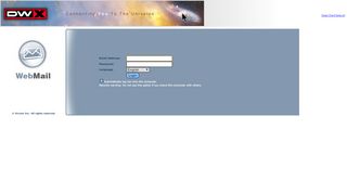 
                            1. DWX Webmail