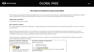 
                            6. DXC Global Pass MFA