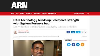 
                            9. DXC Technology builds up Salesforce strength with System Partners ...
