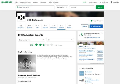 
                            12. DXC Technology Employee Benefits and Perks | Glassdoor.ca