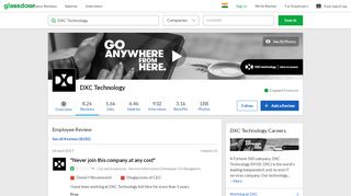
                            11. DXC Technology - Never join this company at any cost | Glassdoor ...