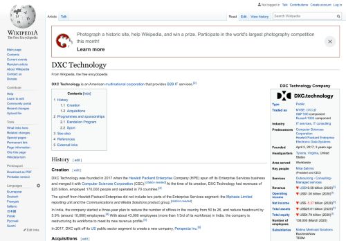 
                            7. DXC Technology - Wikipedia