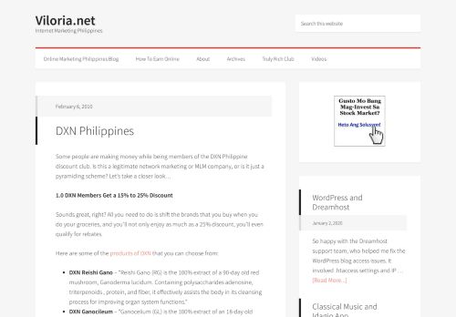 
                            3. DXN Philippines - Online Marketing Philippines