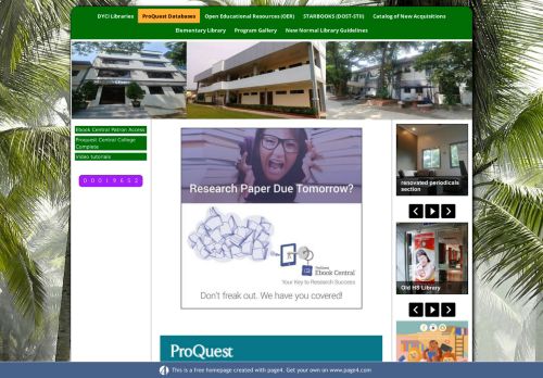 
                            12. DYCI Library: Your page4 homepage