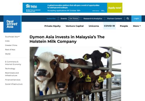 
                            10. Dymon Asia invests in Malaysia's The Holstein Milk ... - ...