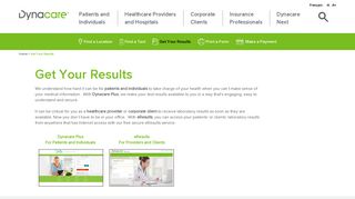 
                            2. Dynacare - Get Your Results (English - Canada)