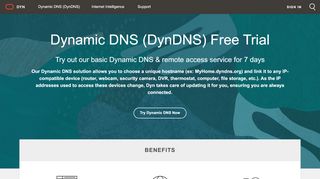 
                            2. Dynamic DNS Free Trials & Free Remote Access | DynDNS