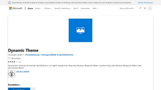 
                            7. Dynamic Theme beziehen – Microsoft Store de-DE