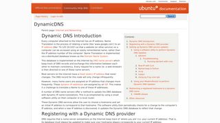 
                            11. DynamicDNS - Community Help Wiki - Ubuntu Documentation