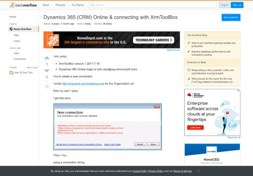 
                            11. Dynamics 365 (CRM) Online & connecting with XrmToolBox - Stack ...