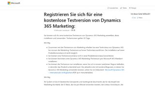
                            7. Dynamics 365 for Marketing - Microsoft Docs