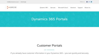 
                            3. Dynamics 365 Portals – Connect CRM