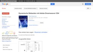 
                            10. Dynamische Webseiten mit Adobe Dreamweaver CS4