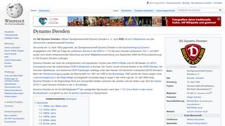 
                            11. Dynamo Dresden – Wikipedia