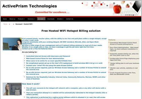 
                            3. Dynaspot - Hosted WiFi - ActivePrism