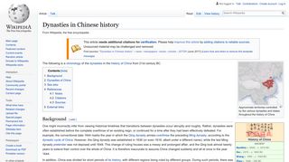 
                            11. Dynasties in Chinese history - Wikipedia