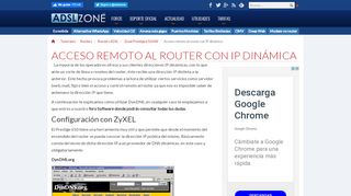 
                            9. dyndns : Acceso remoto al router con dyndns IP dinámica - ADSLZone