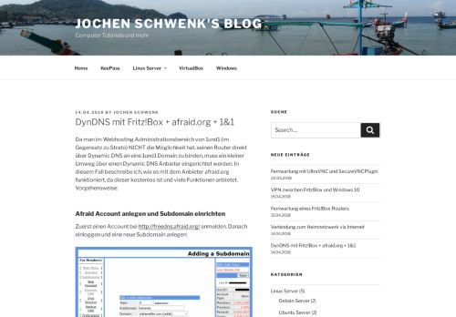 
                            13. DynDNS mit Fritz!Box + afraid.org + 1&1 – Jochen Schwenk's Blog