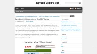 
                            6. DynDNS.org DDNS alternative for EasySE IP Camera | easyse