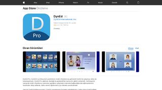 
                            12. DynEd App Store'da - iTunes - Apple