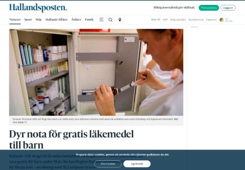 
                            10. Dyr nota för gratis läkemedel till barn | Hallandsposten - Halland