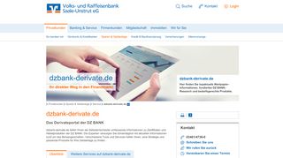 
                            2. DZ BANK Derivate - Volks- und Raiffeisenbank Saale-Unstrut eG