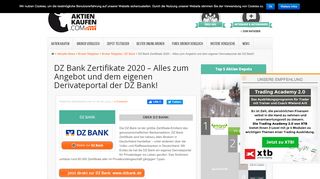 
                            7. DZ Bank Zertifikate im Aktienkaufen.com-Test