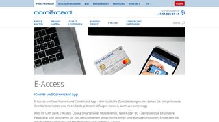 
                            6. E-Access | Cornèrcard