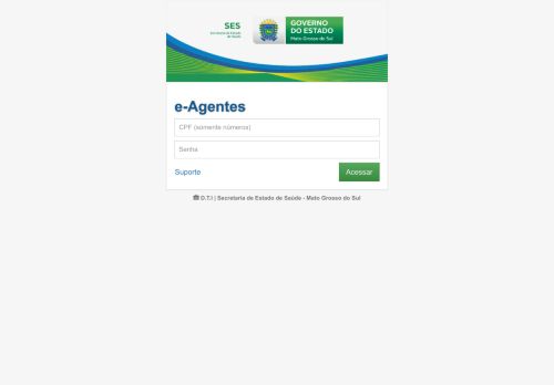 
                            2. e-Agentes - Secretaria de Estado de Saúde