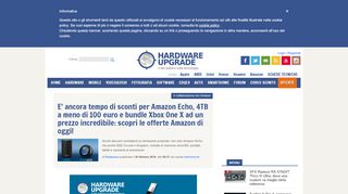 
                            12. E' ancora tempo di sconti per Amazon Echo, 4TB a meno di 100 euro ...