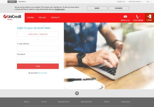 
                            8. E-application | UniCredit Leasing