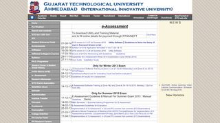 
                            3. e - Assessment - Old GTU - Gujarat Technological University