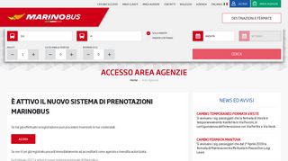 
                            7. È attivo il nuovo sistema di prenotazioni Pulman MarinoBus dedicato ...