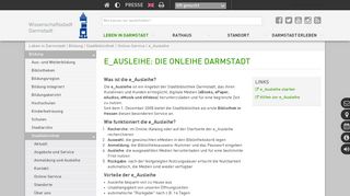 
                            7. e_Ausleihe: die Onleihe Darmstadt: Darmstadt