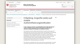 
                            9. E-Banking: Angreifer zielen auf mobile Authentifizierungsmethoden