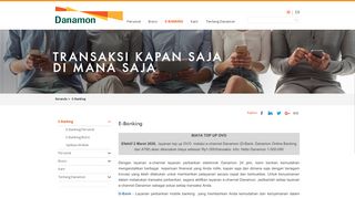 
                            3. E-Banking | Bank Danamon