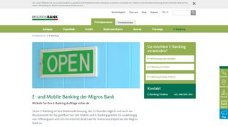 
                            4. E-Banking: Bankgeschäfte online erledigen. 24/7 - Migros Bank